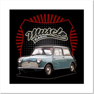 BMC Mini 1959 car muscle Posters and Art
